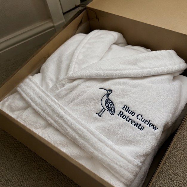 Bathrobes with logo — customer photo
