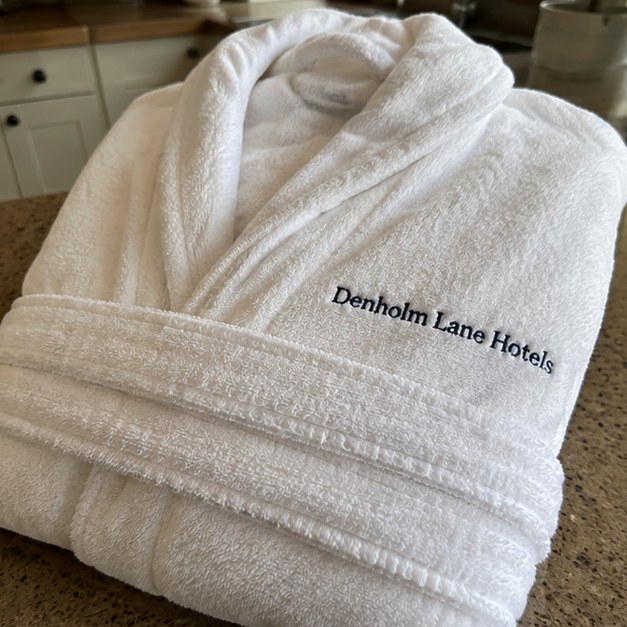 Custom bathrobes — customer photo