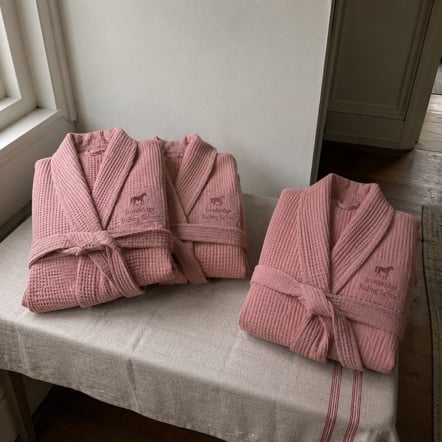 Custom printed bathrobes in bulk