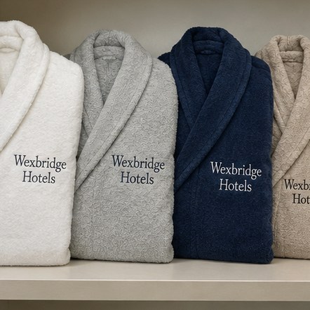 Customized bathrobes for hotels and resorts